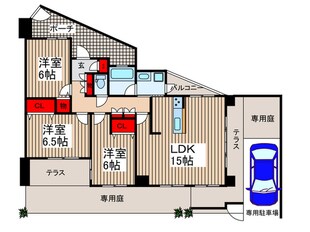 ラプレ大宮公園(106)の物件間取画像